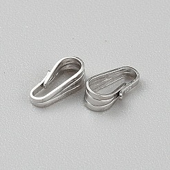 925 moschettone in argento sterling sulle barre&nbsp;STER-WH0062-007P