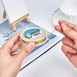 Круглая медная проволока для изготовления ювелирных изделий&nbsp;CWIR-BC0004-0.7mm-05