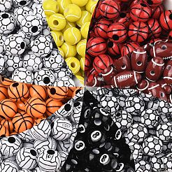 50 шт. Акриловые бусины в стиле ремесла&nbsp;MACR-YW0003-85