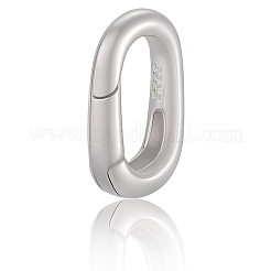 1 шт. s925 стерлингового серебра пружинные затворные кольца STER-BBC0008-50D