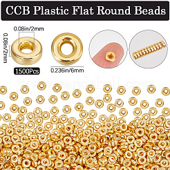 1500 Stück CCB-Kunststoffperlen&nbsp;CCB-SP0001-05G