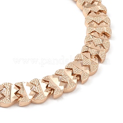 Браслеты-цепочки из латуни для женщин и мужчин BJEW-P324-01H-KCG