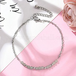 7шт 7 цвета браслеты из натуральных драгоценных камней BJEW-JB11835