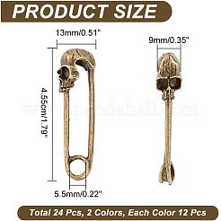24 шт. 2 цвета подвески из сплава в тибетском стиле FIND-AR0003-46