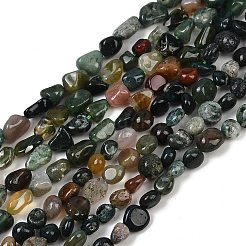 Природного индийского агата бисер нитей&nbsp;G-Q060-D08-02