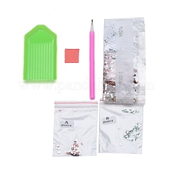 Kit adesivi per pittura diamante fai da te per la realizzazione di specchi in plastica&nbsp;DIY-F059-38