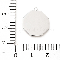 Подвески из нержавеющей стали 304 со стразами&nbsp;STAS-P399-02C