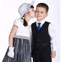 Плоская эластичная резинка из полиэстера с блестками OCOR-WH0086-13B