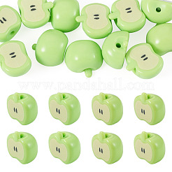 12 Stück undurchsichtige Acrylperlen&nbsp;MACR-TADJ0001-06A