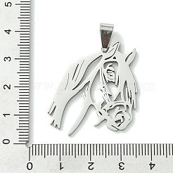 Подвески из нержавеющей стали 201 STAS-U003-20C-P