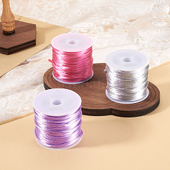 3 rouleau de cordons en nylon satiné de 3 couleurs&nbsp;NWIR-TA0001-45B