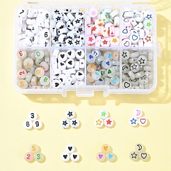 8 стиль непрозрачных акриловых бусин&nbsp;SACR-FS0001-27