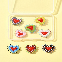 8 шт. 8-х цветные стеклянные бусины LAMP-FS0001-50