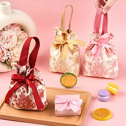 Подарочная упаковка для конфет с цветочным принтом AJEW-YWC0005-01A