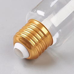 Bottiglia a forma di lampadina di plastica creativa&nbsp;X-AJEW-WH0059-01G