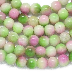 Натуральный Malaysia нефритовые бусы пряди&nbsp;G-B165-C08-6mm