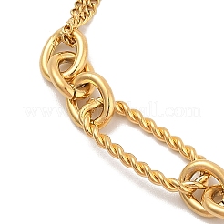 Браслеты из нержавеющей стали 304 для женщин&nbsp;BJEW-A023-06G-02