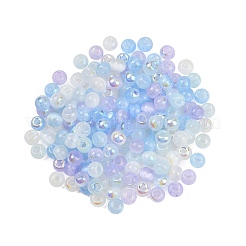 Разноцветные круглые стеклянные бусины с имитацией кошачьего глаза&nbsp;LS-SEED-NH0003-01A-08