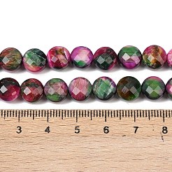 Природных тигровый глаз бисер нитей G-F812-B03-01A