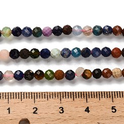 Природных драгоценных камней смешанного бисер нитей G-RM2025-A16-4mm