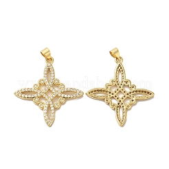 Подвески из кубического циркония с покрытием из латуни KK-O142-49G