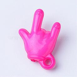 Кулоны из непрозрачного акрила SACR-S202-23