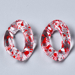 Прозрачные акриловые соединительные кольца с аэрозольной краской&nbsp;LS-X-TACR-Q276-001D