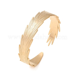 Bracelets manchettes ouverts en acier inoxydable 304 pour femmes&nbsp;SA-CBABC9E-03G
