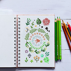 2шт 2 трафарета для резки из нержавеющей стали 304 DIY-FG0001-91