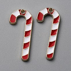 Новогодняя тема сплава эмали подвески&nbsp;ENAM-WH0062-02A-02