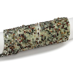 Природные африканские гелиотроп бисер пряди G-S388-A02-2mm