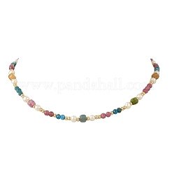 Colliers de perles de culture d'eau douce en pierres précieuses et naturelles pour femmes&nbsp;NJEW-JN06518-01
