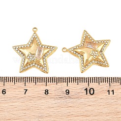 Pendentifs en strass en acier inoxydable 304&nbsp;SA-CBADC81-02G-04