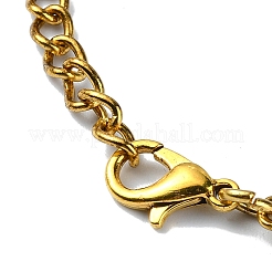 Овальный комплект украшений из абс-пластика с жемчугом и стразами&nbsp;SJEW-D011-01B-G