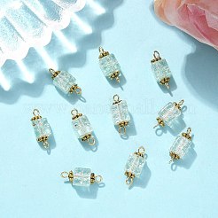 10 шт. прозрачные треснувшие стеклянные подвески-кубики&nbsp;PALLOY-JF03945