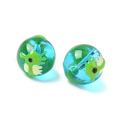 Стеклянные эмалевые бусины ручной работы LAMP-D304-02C