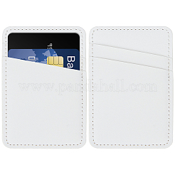 3 porte-carte d'identité autocollant en cuir PU&nbsp;AJEW-CN0007-50A