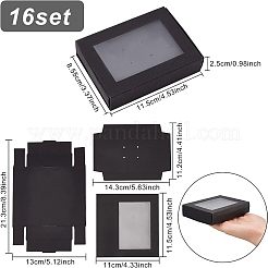 Картонная коробка с окном&nbsp;CON-WH0086-022A