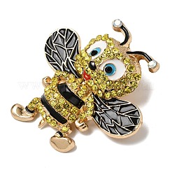 Spille smaltate con strass api&nbsp;JEWB-L026-04G-01