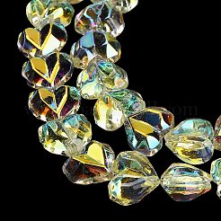 Гальванизируйте прозрачное стекло бисер нитей&nbsp;EGLA-B012-AB02