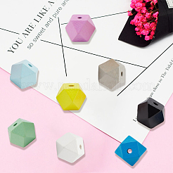 36шт 12 цвета деревянные бусины&nbsp;WOOD-SP0001-52A