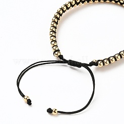 Bracciali di perline intrecciati con fili di nylon regolabili&nbsp;BJEW-JB05589