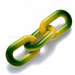 Двухцветные непрозрачные акриловые кольца&nbsp;LS-OACR-S036-006A-M05