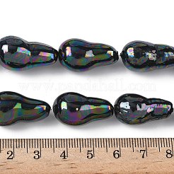 Гальванические стеклянные бусины GLAA-Z013-01B-01