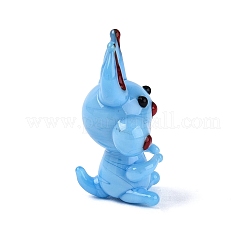 Handgefertigte Bunte Malerei-Kaninchenfigur als Dekoration&nbsp;LAMP-N034-27E