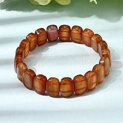 Stretch-Armbänder aus natürlichen Karneolperlen für Frauen und Männer&nbsp;BJEW-D461-02F