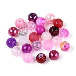 Ensemble de 360 perle en verre électroplaqué bicolore&nbsp;GLAA-T030-08C