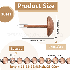 18шт. железная декоративная планка&nbsp;IFIN-WH0816-002R