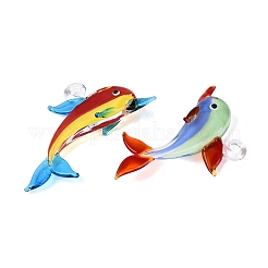 Pendentifs vernissées manuelles&nbsp;LA-N048-16