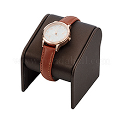 Настольный держатель для часов из искусственной кожи&nbsp;ODIS-WH0007-64B
